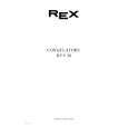 REX-ELECTROLUX RFV20 Instrukcja Obsługi