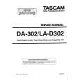 TASCAM DA302 Instrukcja Serwisowa