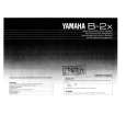 YAMAHA B-2x Instrukcja Obsługi