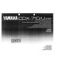 YAMAHA CDX-710 Instrukcja Obsługi
