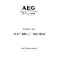 AEG FIGARO1600.1 Instrukcja Obsługi