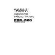 YAMAHA PSR-520 Instrukcja Obsługi