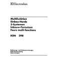 ELECTROLUX EON398B Instrukcja Obsługi