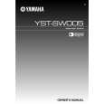 YAMAHA YST-SW005 Instrukcja Obsługi