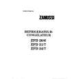 ZANUSSI ZFD21/7R Instrukcja Obsługi