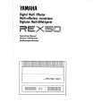 YAMAHA REX50 Instrukcja Obsługi