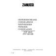 ZANUSSI ZV120R Instrukcja Obsługi