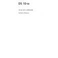 AEG DS10-W/TU Instrukcja Obsługi