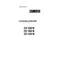 ZANUSSI ZCF420M Instrukcja Obsługi