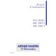 ARTHUR MARTIN ELECTROLUX AW2108F Instrukcja Obsługi