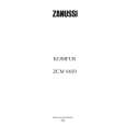 ZANUSSI ZCM6650W Instrukcja Obsługi