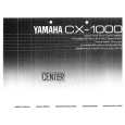 YAMAHA CX-1000 Instrukcja Obsługi