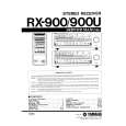 YAMAHA RX900 Instrukcja Serwisowa