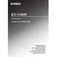 YAMAHA RXV4600 Instrukcja Obsługi