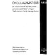 AEG LAV508 Instrukcja Obsługi