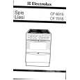 ELECTROLUX CF7015 Instrukcja Obsługi