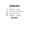 ZANUSSI ZH5612W4 Instrukcja Obsługi