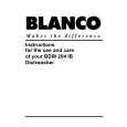 BLANCO BDW204IB Instrukcja Obsługi