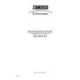 ZANUSSI ZR66/4SI Instrukcja Obsługi