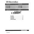 ELECTROLUX TF1164SLG Instrukcja Obsługi