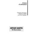 ARTHUR MARTIN ELECTROLUX CV5562W1 Instrukcja Obsługi