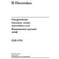 ELECTROLUX EOB4750X Instrukcja Obsługi