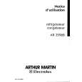 ARTHUR MARTIN ELECTROLUX AR3596B Instrukcja Obsługi