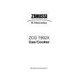 ZANUSSI ZCG7902XL Instrukcja Obsługi