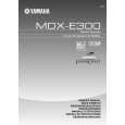 YAMAHA MDX-E300 Instrukcja Obsługi