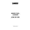 ZANUSSI ZCM561NW Instrukcja Obsługi