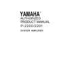 YAMAHA P-2201 Instrukcja Obsługi