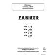 ZANKER VK171 Instrukcja Obsługi