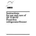 ZANUSSI ZF77/30FF Instrukcja Obsługi