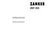 ZANKER ZKF255 Instrukcja Obsługi