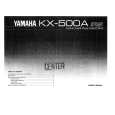 YAMAHA KX-500A Instrukcja Obsługi