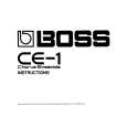 BOSS CE-1 Instrukcja Obsługi
