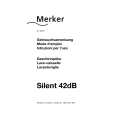 MERKER SILENT42DBAWS Instrukcja Obsługi
