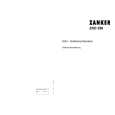 ZANKER ZKD256 Instrukcja Obsługi