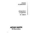 ARTHUR MARTIN ELECTROLUX RT3000E Instrukcja Obsługi