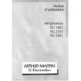 ARTHUR MARTIN ELECTROLUX RU1801W Instrukcja Obsługi