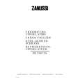 ZANUSSI ZR230/2TN Instrukcja Obsługi