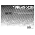 YAMAHA K-09 Instrukcja Obsługi