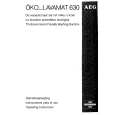 AEG LAV630 Instrukcja Obsługi