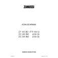 ZANUSSI ZC 205 BO Instrukcja Obsługi