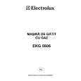 ELECTROLUX EKG5606 Instrukcja Obsługi