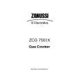 ZANUSSI ZCG7551XN Instrukcja Obsługi