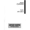 ARTHUR MARTIN ELECTROLUX AFT698R Instrukcja Obsługi
