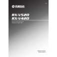 YAMAHA RX-V520 Instrukcja Obsługi
