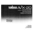 YAMAHA AVX-20 Instrukcja Obsługi