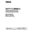YAMAHA SPX990 Instrukcja Obsługi